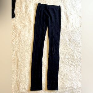 One Step Up Black Design Leggings